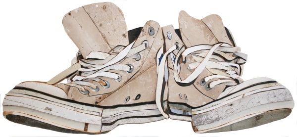 All Stars Original White Colored salvaged wood 62 x 141 x 3.5 cm