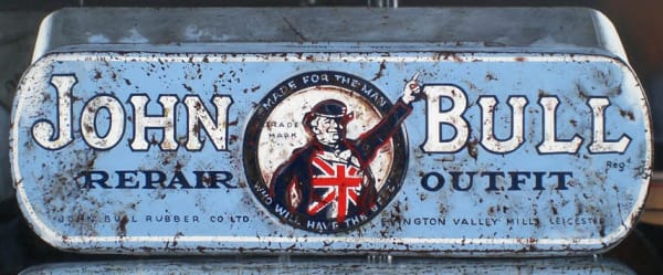 John Dowell The Union Jack Stamps on board 119 x 242 cm