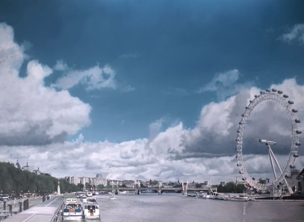 Francisco Rangel Jubilee Bridge oil on canvas 130 x 193 cm