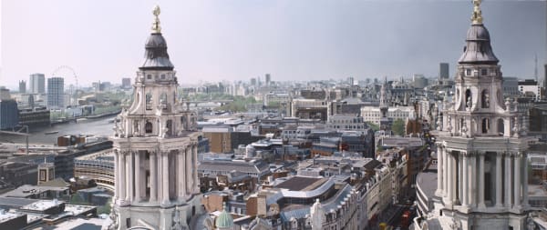 Francisco Rangel Londinium oil on canvas 62 x 146 cm