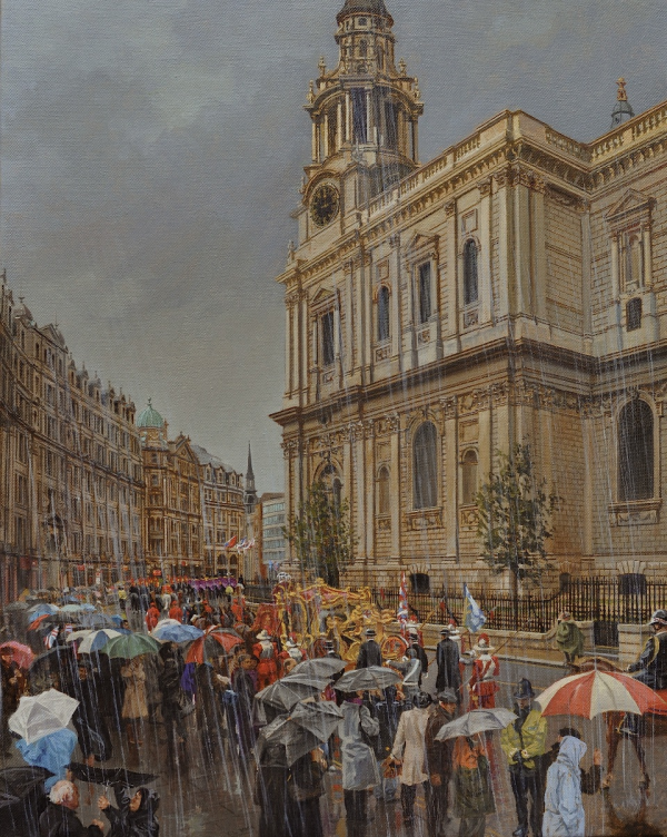 Carl Laubin Study for 12:18 and 10 sec oil on canvas 50 x 40 cm