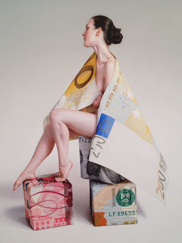 Tom Martin "Safety Blanket" Acrylic on aluminium composite panel 105 135 cm