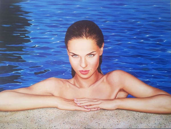 Gustavo Fernandez "Seduction" Oil on linen 166 220 cm