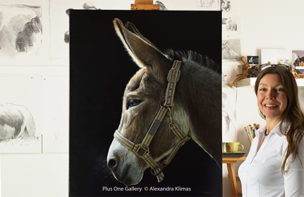 The Story Behind the Painting II: Alexandra Klimas, Hope the Donkey