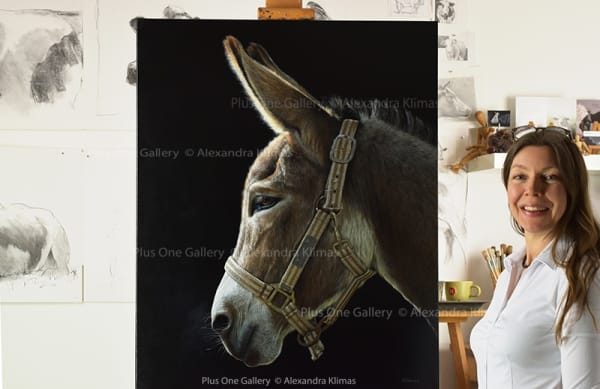 The Story Behind the Painting II: Alexandra Klimas, Hope the Donkey
