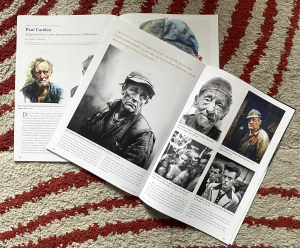 Good, True and Beautiful Drawings: Paul Cadden, EF Magazine's latest article on Paul Cadden's work (translated)