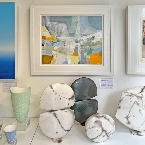 A Salmon And A Bird Display