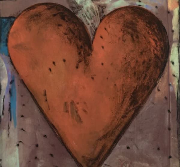 Jim Dine - Two Hearts at Sunset, 2005