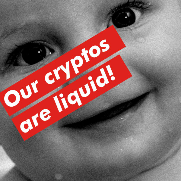 Rulton Fyder, UNTITLED (OUR CRYPTOS ARE LIQUID), 2021