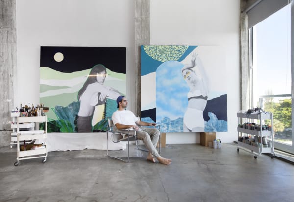 Javier Martin in his studio