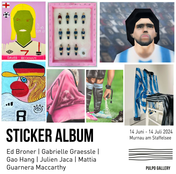 Exhibition Flyer "Sticker Album" at PULPO GALLERY; 2024
