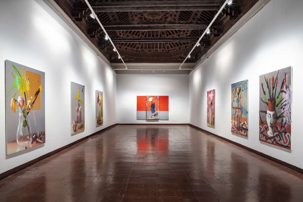 Painting by Jorge Galindo & Pedro Almodóvar. Photo by Iglesias Más.