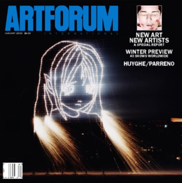 Pierre Huyghe and Philippe Parreno, A Smile Without a Cat (Celebration of Annlee’s Vanishing), 2002, fireworks display, Miami Beach, FL. Organized by Sandra Antelo-Suarez and TRANS> at Art Basel Miami Beach. Photo: Angel Art Ltd.