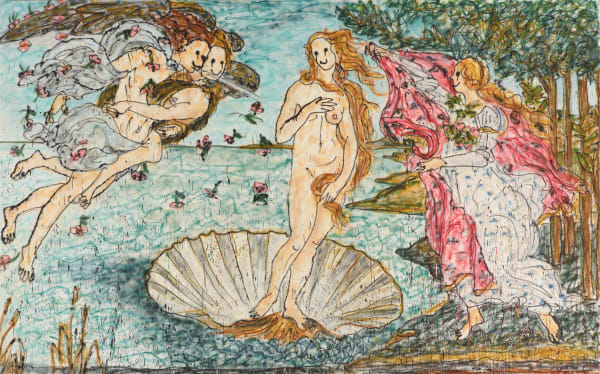 (Re)Birth of Venus Renaissance Painting 2.0