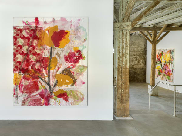 Installation View Jorge Galindo: Flower Paintings and works made in collaboration with Pedro Almodóvar Hall Art Foundation | Schloss Derneburg Museum Courtesy Hall Art Foundation Photo: Roman März