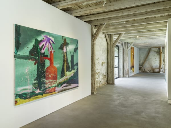 Installation View Jorge Galindo: Flower Paintings and works made in collaboration with Pedro Almodóvar Hall Art Foundation | Schloss Derneburg Museum Courtesy Hall Art Foundation Photo: Roman März
