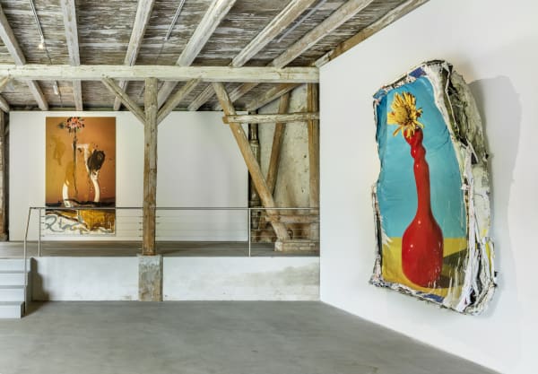 Installation View Jorge Galindo: Flower Paintings and works made in collaboration with Pedro Almodóvar Hall Art Foundation | Schloss Derneburg Museum Courtesy Hall Art Foundation Photo: Roman März