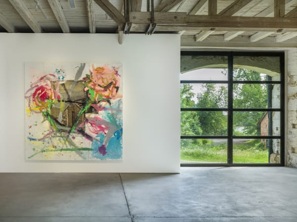 Installation View Jorge Galindo: Flower Paintings and works made in collaboration with Pedro Almodóvar Hall Art Foundation | Schloss Derneburg Museum Courtesy Hall Art Foundation Photo: Roman März