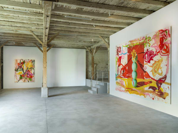 Installation View Jorge Galindo: Flower Paintings and works made in collaboration with Pedro Almodóvar Hall Art Foundation | Schloss Derneburg Museum Courtesy Hall Art Foundation Photo: Roman März