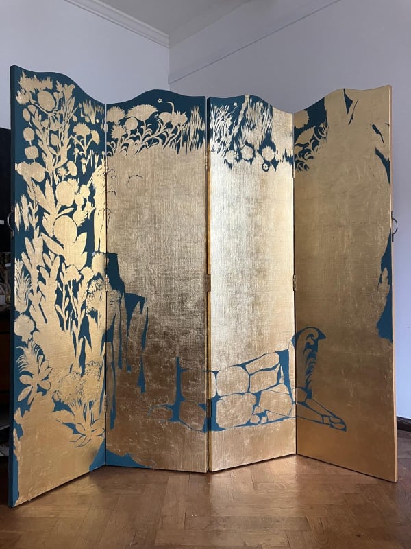 ANGÈLE BODDAERT-DEVLETIAN, FOLDING SCREEN, 2024