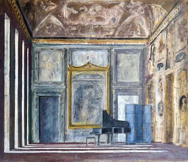 Liszt a Rome, 2025, Oil on panel, 61 x 72 cm / 24 x 28 in