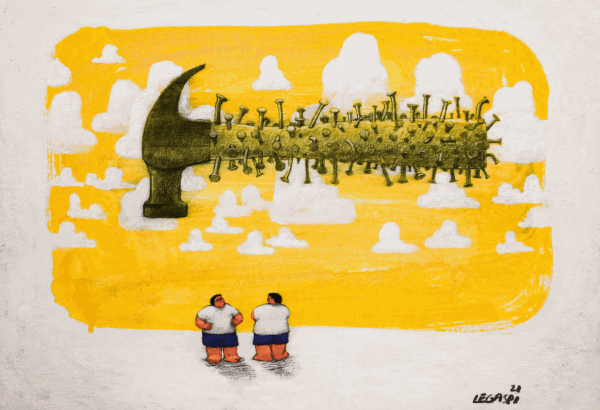 Raymond Legaspi, Let's do this. (It's been hanging in the air for some time.), 2021