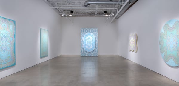 Cosmic Symmetries is an exhibition by Kelsey Brookes, driven by symmetry & mathematic principles which govern nature.