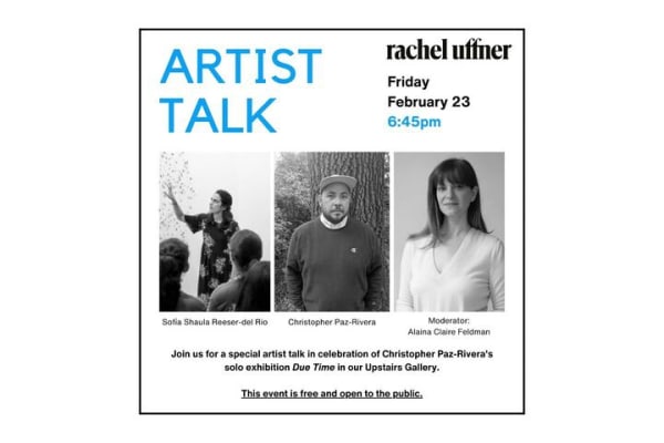Artist Talk with Christopher Paz-Rivera, Sofía Shaula, and Alaina Claire Feldman
