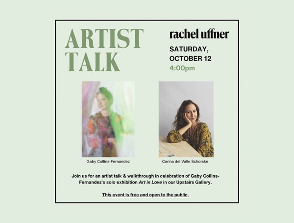 Artist Talk With Gaby Collins-Fernández and Carina del Valle Schorske