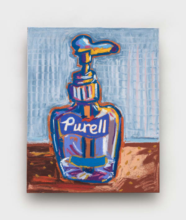 Susan Chen, Purell Clock: Day (#9), 2023, soft pastel on board, 10 x 8 in. (25.4 x 20.3 cm).