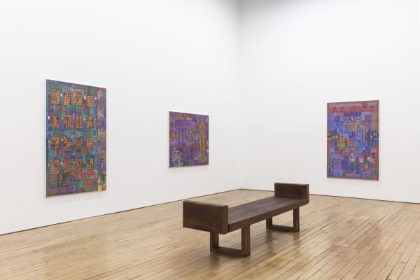 Installation view: Talia Levitt: Schmatta, Rachel Uffner, New York, 2023. Courtesy the artist and Rachel Uffner Gallery.