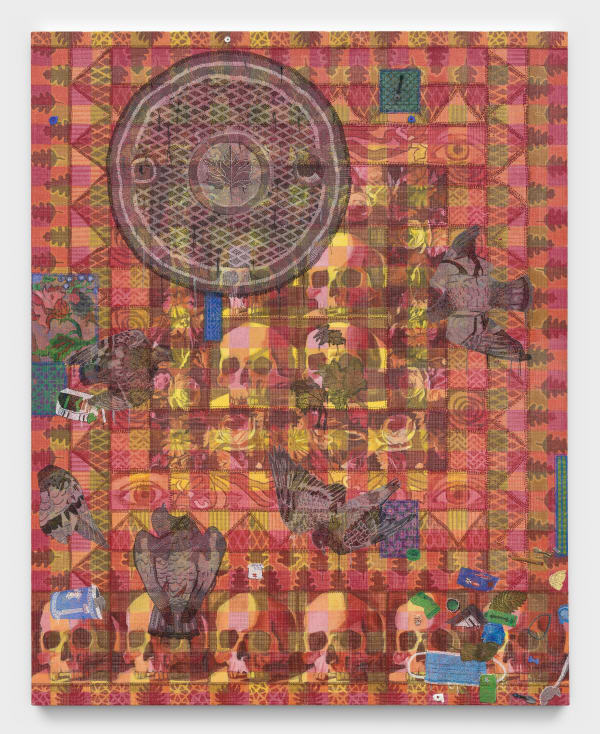 NYC Memento Mori, 2023, acrylic on canvas, 152.4 x 121.9 cm (60 x 48 in.) Courtesy of the artist and...