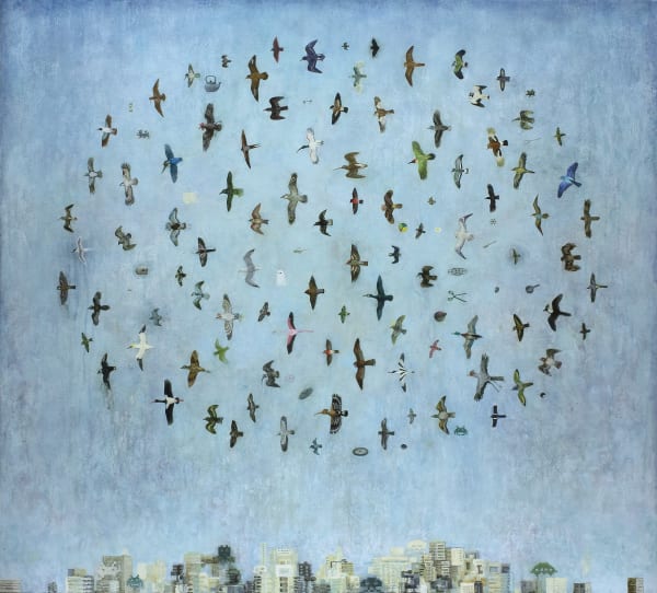 Alasdair Wallace, Flock, 2015