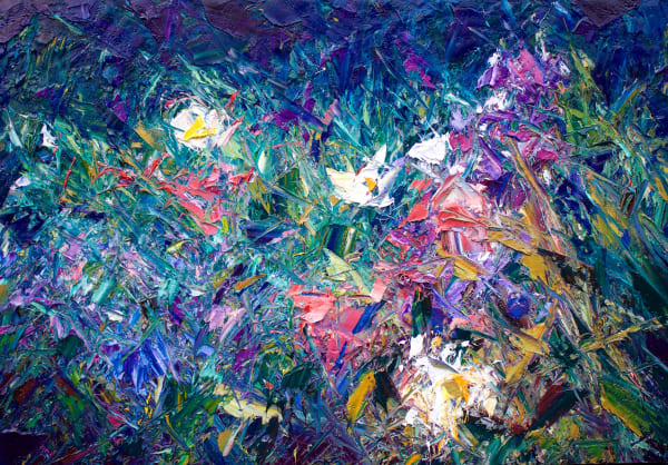 Indigo Night 2019 Oil On Canvas 80 X 115 Cm