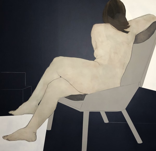 Nikoleta Sekulovic Anyte Of Tagea 2019 Acrylic And Graphite On Canvas 160 X 165 Cm Rebecca Hossack Art Gallery