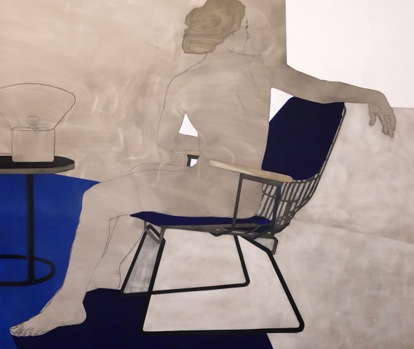 Nikoleta Sekulovic Porcia Catonis 2019 Acrylic And Graphite On Canvas 150 X 175 Cm Rebecca Hossack Art Gallery