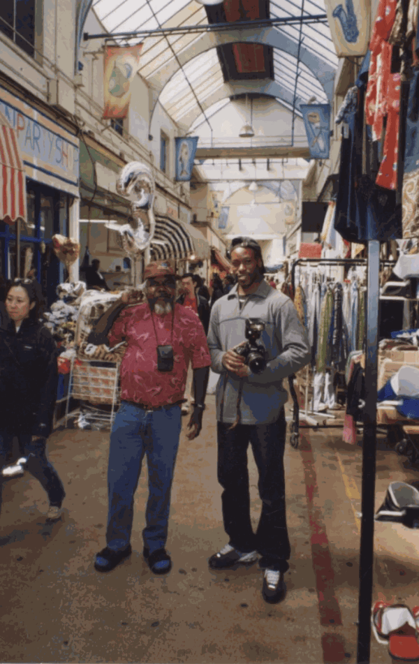 Jimmy Pike at Brixton Market, 12 February 1991