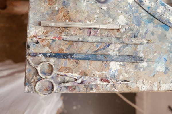 Emma Haworth in her studio
