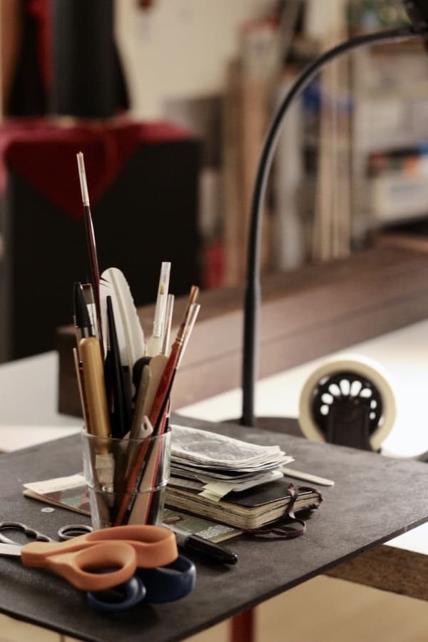 Jason Shulman, Artist Studio, 2023.