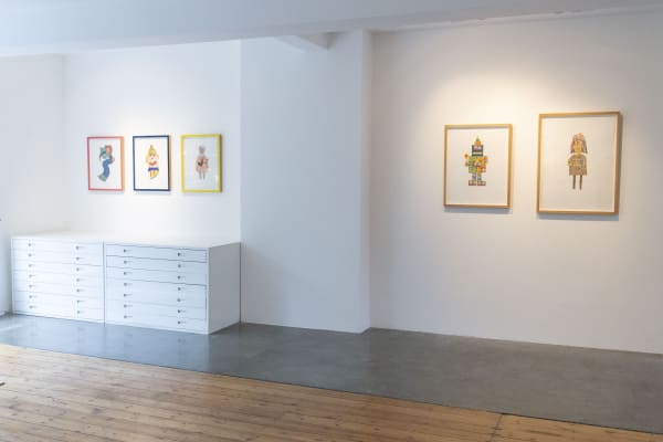 Jerry Jeanmard Instal Shot 2 Courtesy Of The Rebecca Hossack Art Gallery