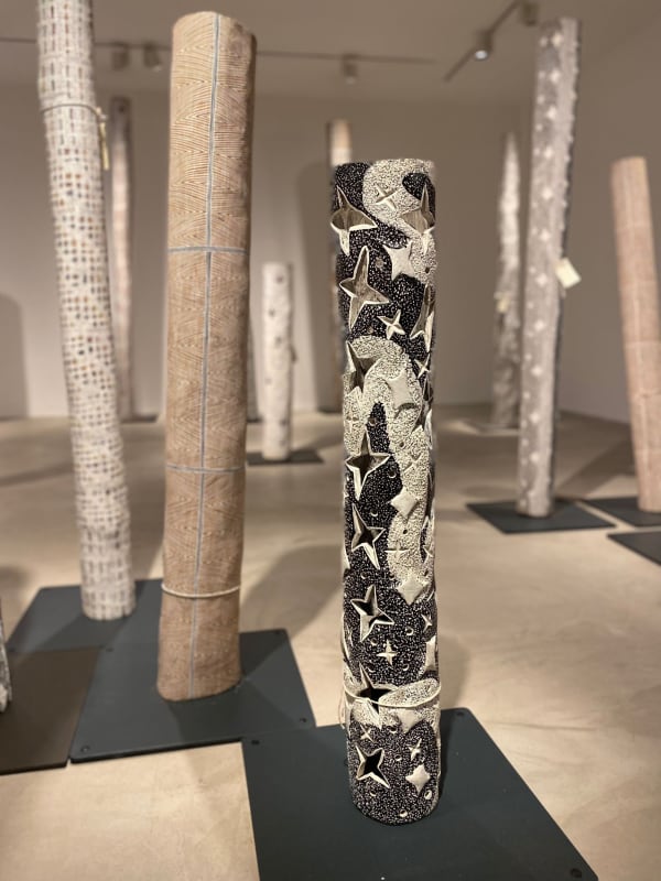 2 Hollow Log Show Installation Shot 2024 Courtesy Of Rebecca Hossack Art Gallery