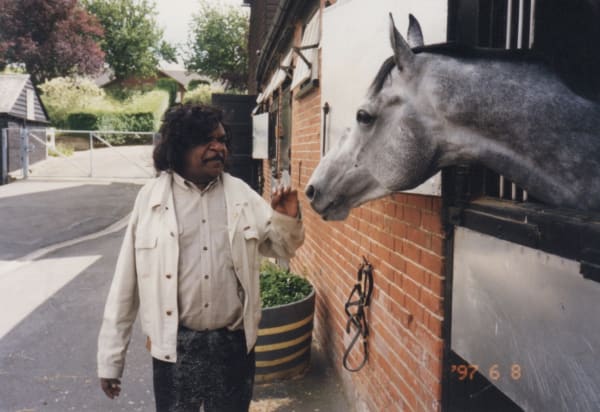 Clifford Possum meeting the Queen's racehorse