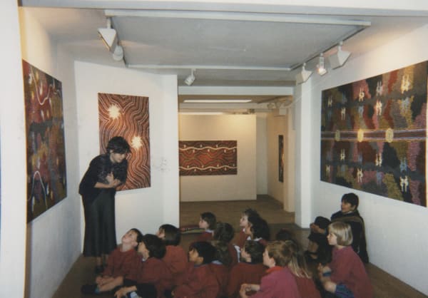 St Mark's Square Nursery school children at the Rebecca Hossack Art Gallery