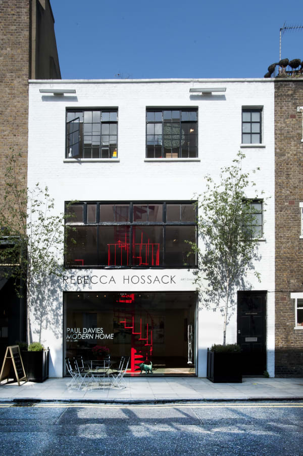 Exterior of the Rebecca Hossack Art Gallery