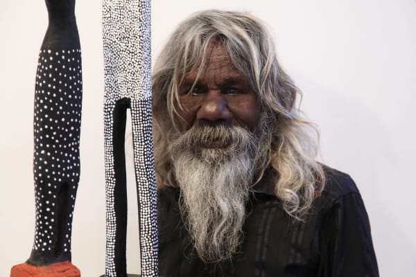 Gali Gurruwiwi at the Rebecca Hossack Art Gallery