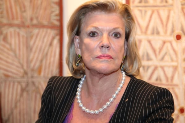 Mrs Kerry Packer at the Rebecca Hossack Art Gallery