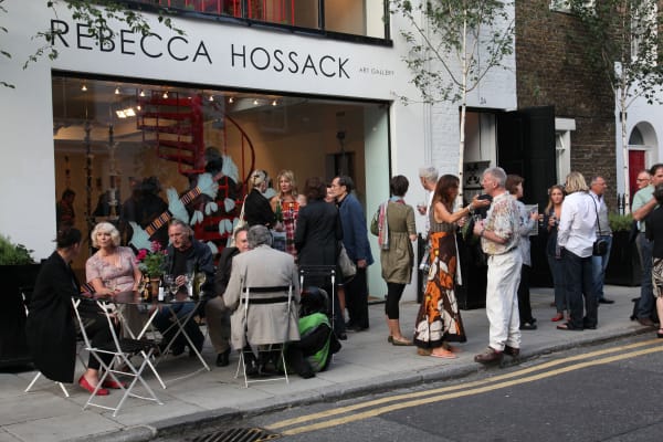 Gali Gurruwiwi's Exhibition Opening at the Rebecca Hossack Art Gallery