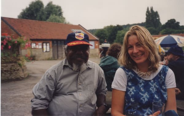 Jimmy Pike and Rebecca Hossack in Suffolk