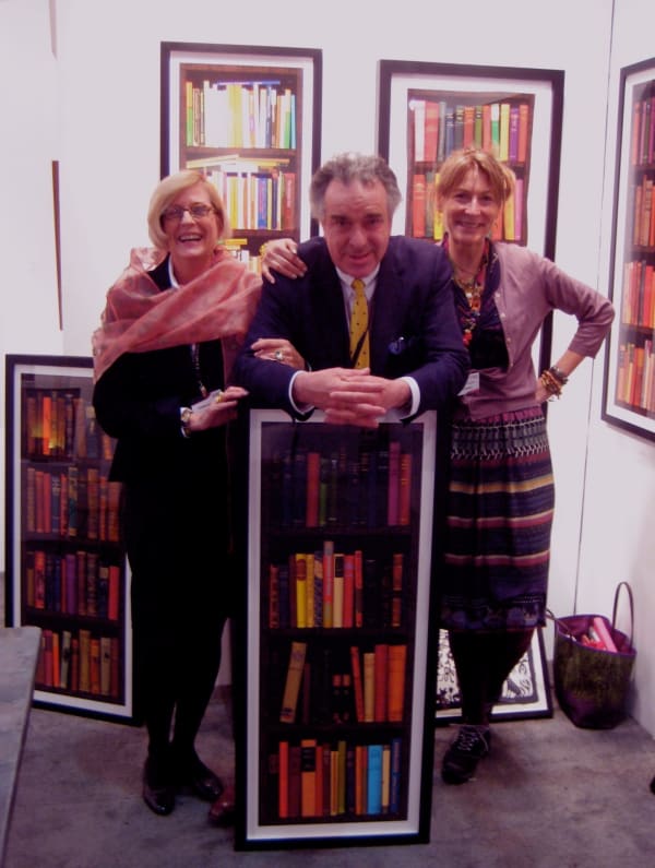 Phil Shaw and Rebecca Hossack in New York