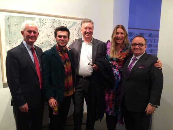 Rebecca Hossack and the Agent Generals for Queensland, Western Australia and Victoria